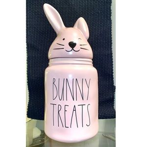 🐰 RAE DUNN EASTER 🐣 BUNNY TREATS CANISTER